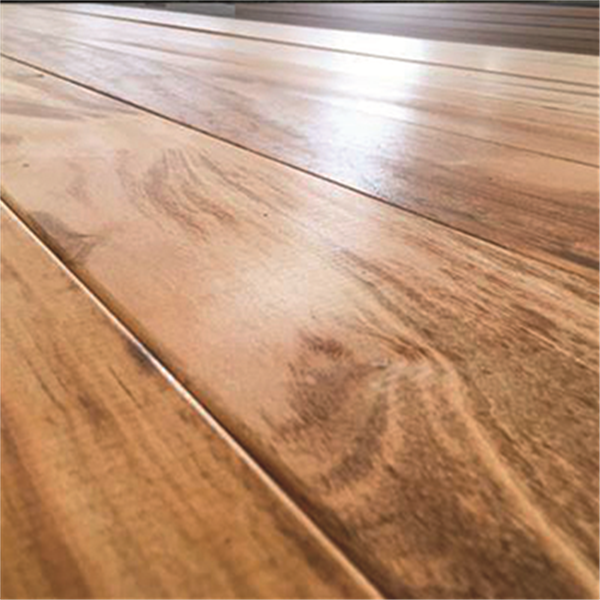 Lame de terrasse en bois exotique - Muiracatiara KD Lisse - Classe 4 - 120 x 21 mm - Longueur 3,70 m