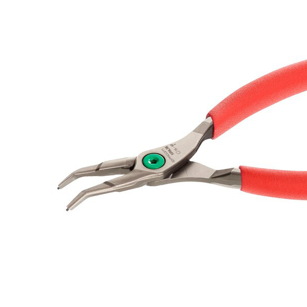 Pince de précision coudée 45° de circlips intérieurs Ø 12 à 25 mm - Facom - Longueur 140 mm