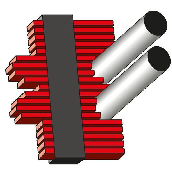 Gabarit rapporteur de forme Taliaplast pour carreleur  - longueur 250 mm