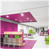 Dalle plafond acoustique minérale blanche - AMF Thermatex Acoustic - bords feuillurés T15/90 - 600 x 600 cm - ép. 19 mm