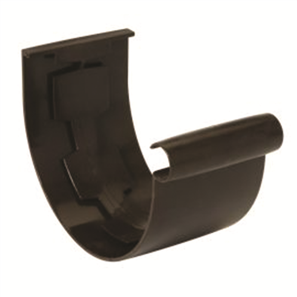 Jonction de gouttière à coller - LG25 JNC25 - Marron