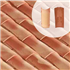 Tuile Canal terre cuite Tradi'fix Tegula 40 - Corail