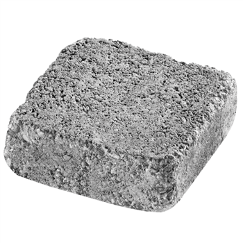 Pavé béton décoratif vieilli - Médiéval - 12,0 CM x 12,0 CM - ép. 6,00 CM - Gris nuancé