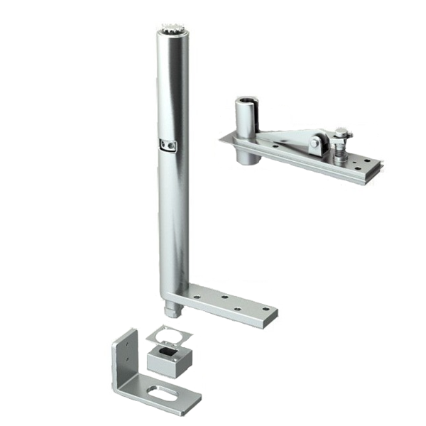 Pivot ferme-porte invisible Mantion - Ouverture droite - Capacité 85 Kg - Vantail 1m x 2m - Acier