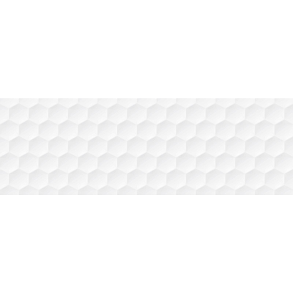 Carrelage pour mur intérieur en grès cérame émaillé - Blanc Honey - 90 x 30 cm - ép. 8,5 mm