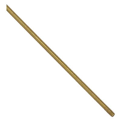 Tige filetée en laiton longueur 1 mètre diamètre 8 mm