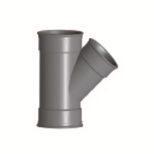 BRANCHEMENT PVC CR8 FEMELLE FEMELLE FEMELLE 45° 250X160 ASSAINISSEMENT A JOINT