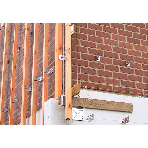 Equerre de façade - Isolco 3000 P - pour la fixation de chevron bois - 160 x 60 mm - boîte de 20