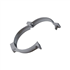 Collier de fixation sans patte à vis MEP 80BV à clipser pour tuyau de descente de 80 mm - PVC Gris