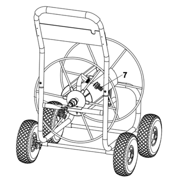 Raccord de sortie d'arrosage - Edia - Embout cannelé - Diamètre 19 mm - Laiton - Joint inclus