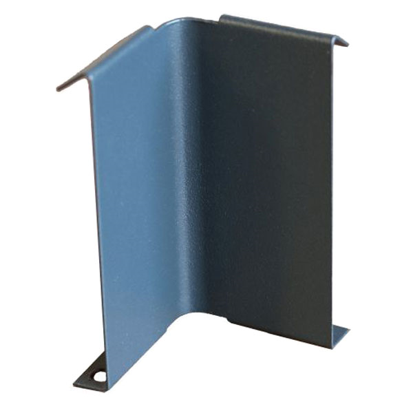 Angle rentrant clipsable pour profilé de finition terrasse Jouplast - Haut. 140,00 mm - Gris anthracite