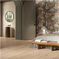 Carrelage imitation bois Raw Authentic en grès cérame - Sol et mur intérieur - 120 x 20 cm - ép. 7 mm