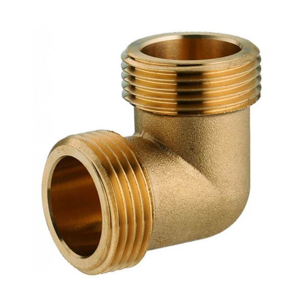 Coude à 90° mâle égal à visser  pour tube en cuivre - M 12 x 17 - Noyon & Thiebault - Laiton