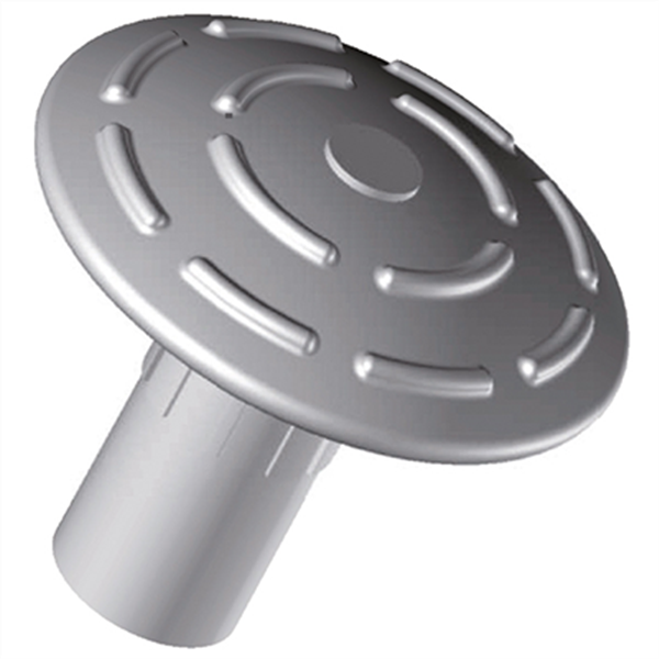 Clou podotactile à sceller en acier zingué - Dinaclou Dinac - diamètre 25 MM - hauteur  - Sachet de 250 clous