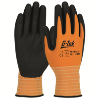 Gant anti-abrasion Obra avec enduction nitrile sur paume et bout de doigts taille 9