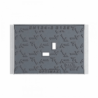 CADRE ET TAMPON FONTE TELECOM B125 L1T SANS LOGO TELECOM