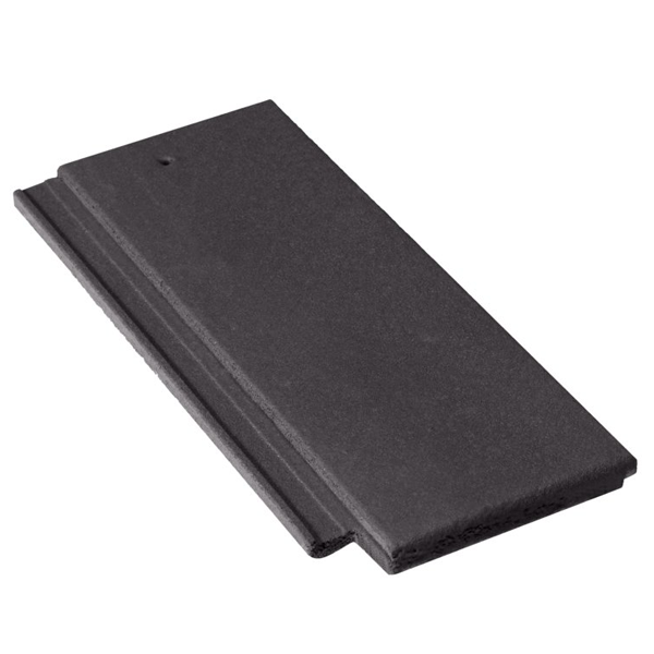 Demi-tuile béton - Nobilee - Ardoise - 42 x 18.5 cm