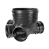 BOITE DE BRANCHEMENT PP ASSAINISSEMENT 3 ENTREES/1 SORTIE RML 400X160 NOIR