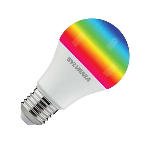 Ampoule multicolore Toledo Colortone GLS 8.5W 806lm RGBW E27 - Sylvania  0028901