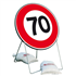 B14 850 T1 limitation de vitesse 70km/h