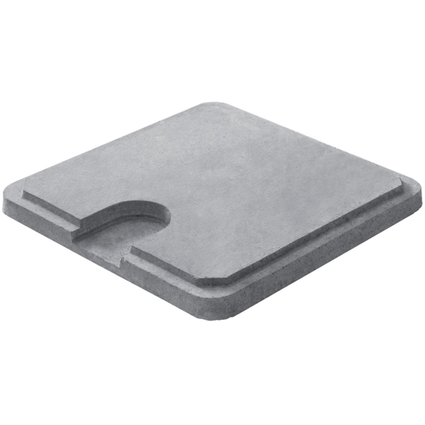 Couvercle à emboîtement RC30 pour regard d'eaux pluviales RM30 - béton classe  - 36 x 36 x 4 CM