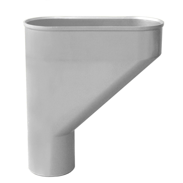 JAMBONNEAU POUR GOUTTIERE DE 25 GRIS