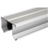 Rail aluminium double voie pré-percé Mantion Tubel pour porte de placard - longueur 300 cm