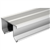 Rail aluminium double voie pré-percé Mantion Tubel pour porte de placard - longueur 300 cm