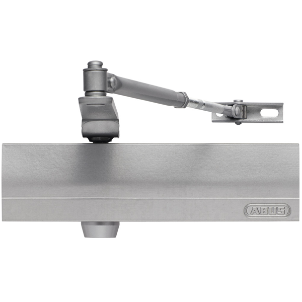 Ferme-porte professionnel à bras Abus AC7224 pour porte de 45 à 85 kg et de 85 à 125 cm - coloris argent