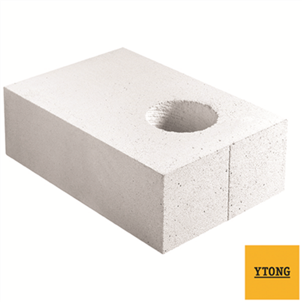 Bloc d'angle en béton cellulaire YTONG THERMO 42 TA - 625x200x420 mm