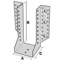 Sabot ailes extérieures SAE largeur 100 mm hauteur 200 mm épaisseur 2 mm