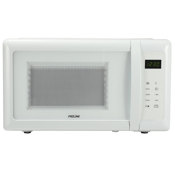 Micro-ondes Proline KE204W - fonctions Jet Start et décongélation - 700W - plateau tournant capacité 20 litres