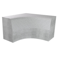 BORDURE T3 COURBE R50CM     GRIS