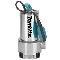 Pompe vide-cave Makita PF1110 - pour eau chargée - boîtier inox - 1100W