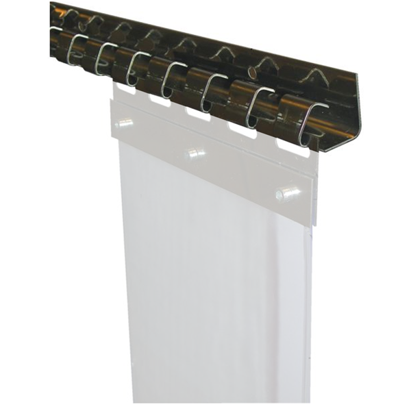 Profilé principal pour rideau PVC longueur 1000 mm Alfaflex 14273