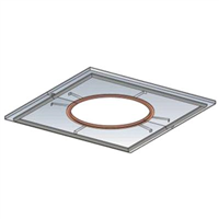 Plaque distance de sécurité étanche