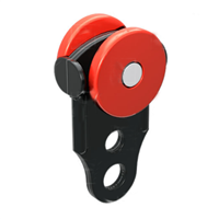 Chariot Mantion avec 2 galets auto-orientables en nylon - Charge maxi 20 kg