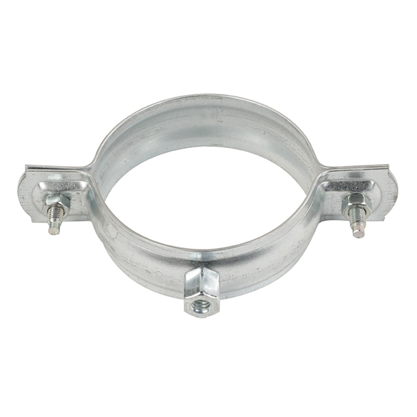 Collier de descente cylindrique à embase 7 x 150 - Avec fixation fournie - Diamètre Ø 80 mm