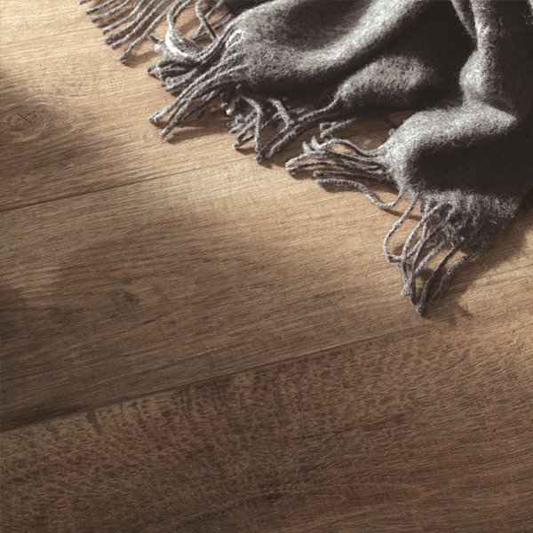 Carrelage intérieur grès cérame émaillé rectifié effet bois Woodsense - 120,0 cm x 20,0 cm - ép. 9,50 mm - Marrone