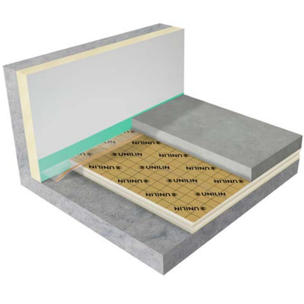 Plaque isolante Utherm Floor K pour sol et plancher - R = 6,45 m².K/W - 1,20 M x 1,00 M - ép. 140 MM