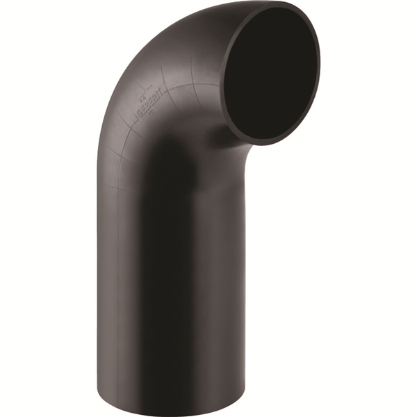 Coude Geberit PE à branche longue: 90°, d=63mm