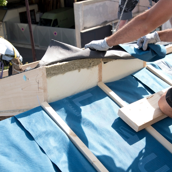 Panneau isolant polyuréthane et laine minérale USYSTEM Roof OS Comfort - 8,00 m².K/W - 0.8 x 5.50 m - ép. 229,00 MM