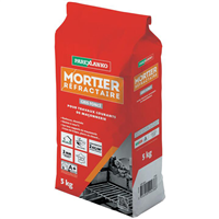 Mortier réfractaire 1000°C pour cheminée et barbecue - Parexlanko - sac de 5,0 KG