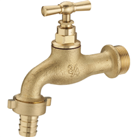 Robinet à clapet avec raccord au nez mâle 1/2" (15x21) - mâle 3/4" (20x27) - Ø 15 mm