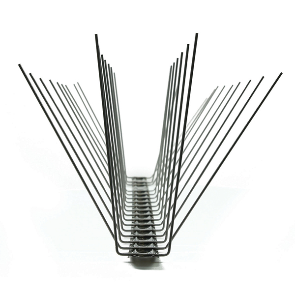 Dispositif anti-pigeon - Pics anti-volatiles Hauteur 11 cm - Long.0,50 MM - Inox anti-rouille