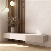Carrelage mural effet pierre - Boulder Wall - 33,3 x 55 cm - ép. 8,8 mm - lisse Ivory