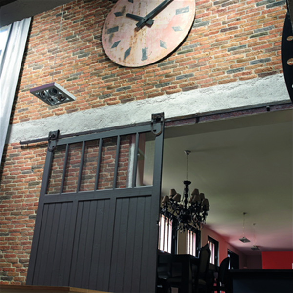 Parement mural BRIQUE en pierre reconstituée 5 Tons - 22 CMx5 CM - Ép.15 MM