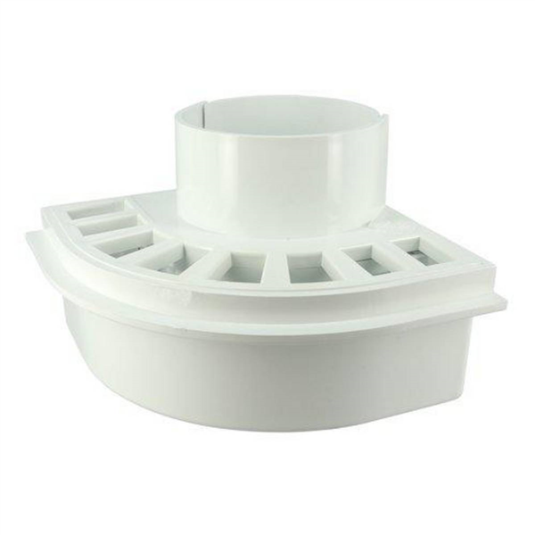SIPHON DE BALCON D.100 BLANC