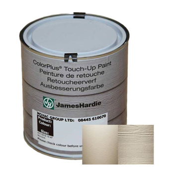 Peinture de retouche ColourPlus pour traitement chant bardage James Hardie - pot de 500 ml - Sable clair