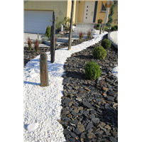 Paillette ardoise pour aménagement paysager 15/30 - sac 25 kg